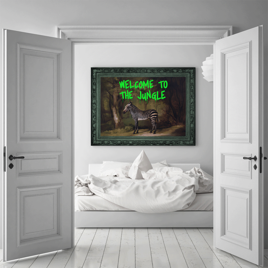 Welcome to the Jungle Canvas Print