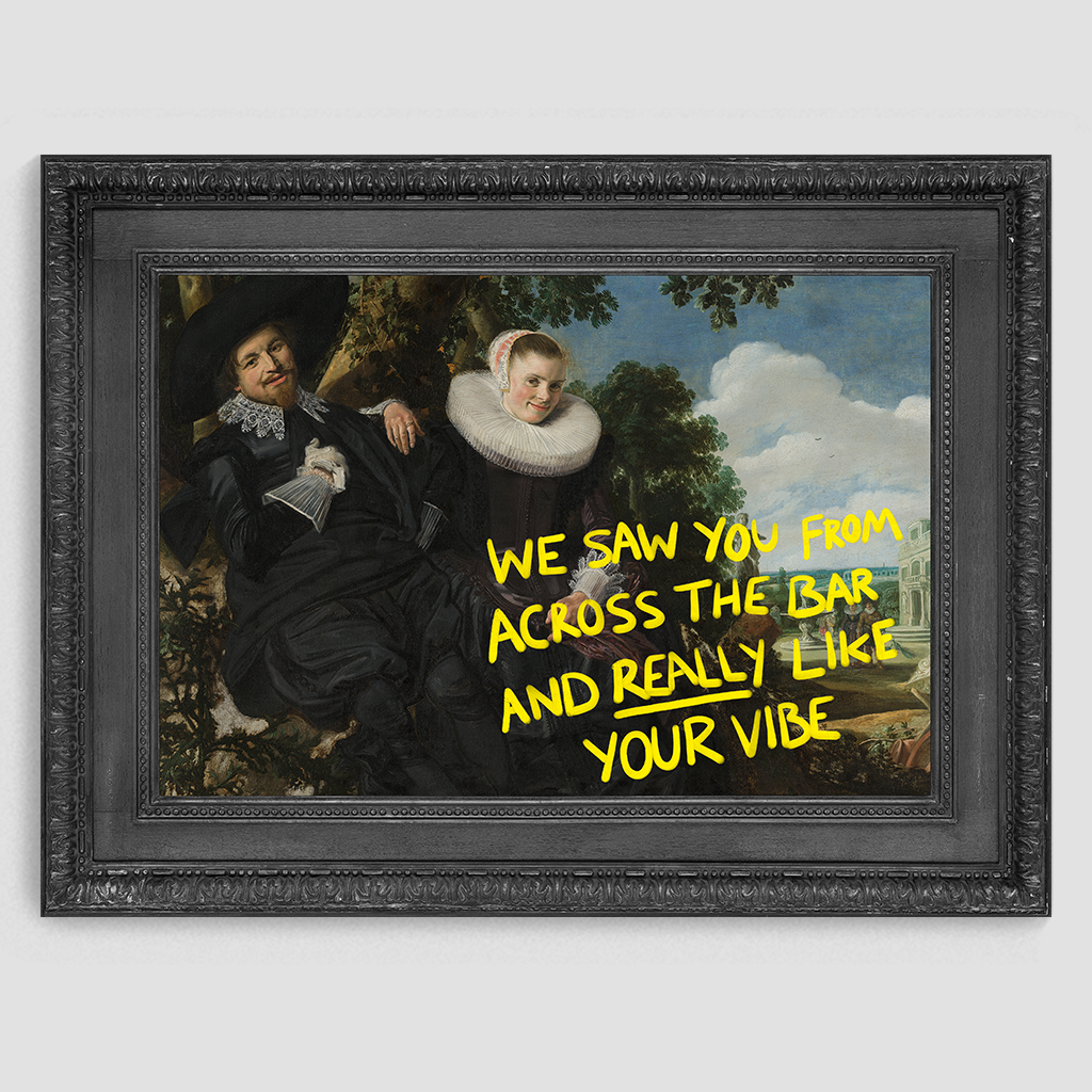 We Saw Your From Across the Bar Canvas Print